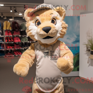 Costume mascotte de lion de...