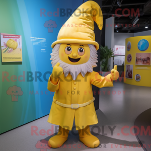 Yellow Wizard mascot...