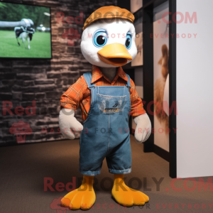 Rust Gosling mascot costume...