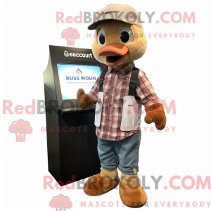 Rust Gosling maskot kostume...