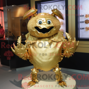 Gold Crab Cakes mascot...