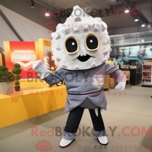 Grå Nachos maskot kostume...