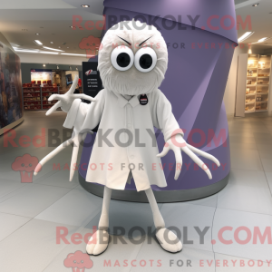 White Spider mascot costume...
