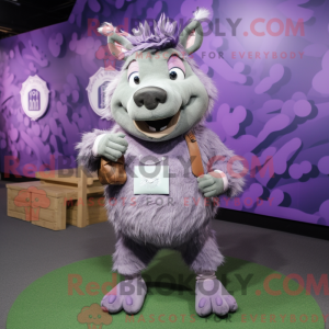 Lavender Wild Boar mascot...