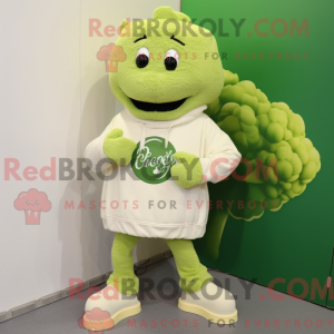 Cream Broccoli mascot...