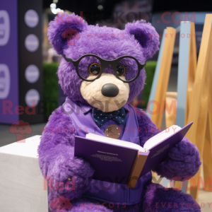 Lilla Teddy Bear maskot...