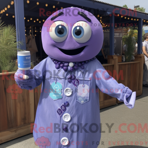 Lavender Soda Can mascot...