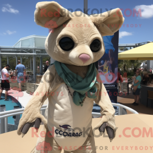 Beige Chupacabra mascot...