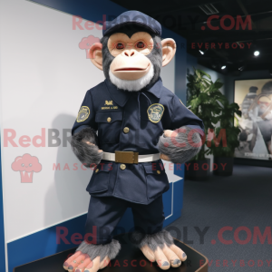 Navy Chimpanse maskot...