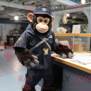 Navy Chimpanzee mascot...