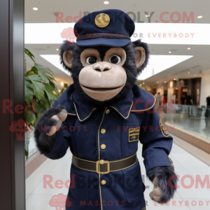 Navy Chimpanzee mascot...