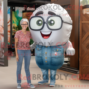 Sølv bringebær maskot drakt...