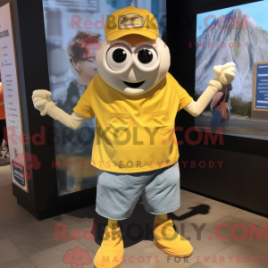 Yellow Oyster mascot...