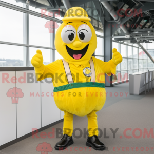 Yellow Oyster mascot...