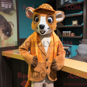 Maskotka Orange Lemur...