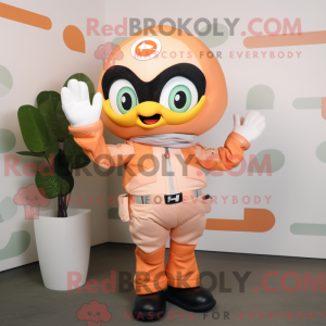 Peach Doctor Maskottchen...