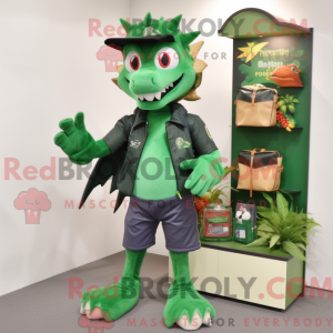 Forest Green Dragon máscara...