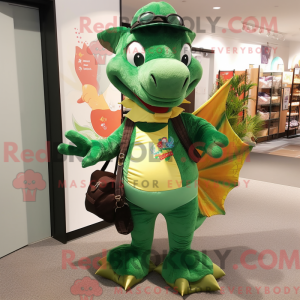 Forest Green Dragon máscara...