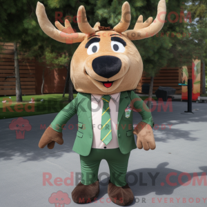 Olive Elk mascot costume...
