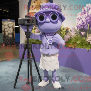 Lavender Camera mascot...