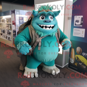 Teal Ogre máscara de...