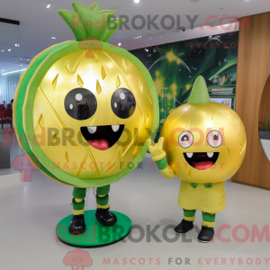 Gold Watermelon mascot...