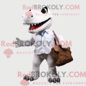 White Tyrannosaurus mascot...