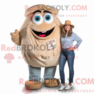 Tan Clam Chowder mascot...