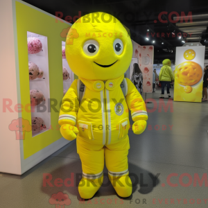 Lemon Yellow Candy mascot...