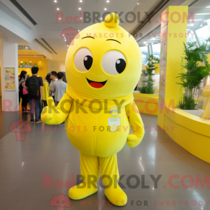 Lemon Yellow Candy mascot...