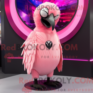 Pink Vulture Maskottchen...