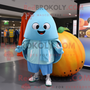 Sky Blue Melon maskot...