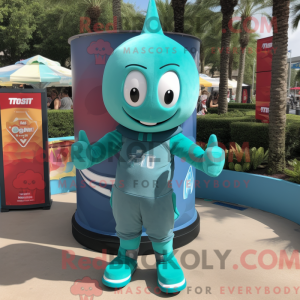 Teal Momentum mascot...