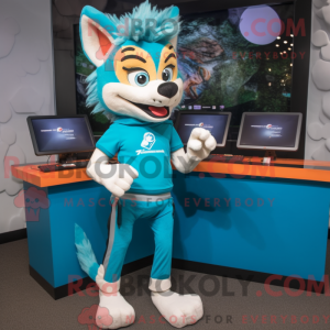 Dingo maskot kostume...