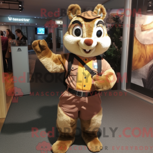 Brown Chipmunk mascot...
