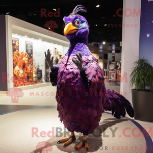 Purple Pheasant mascot...