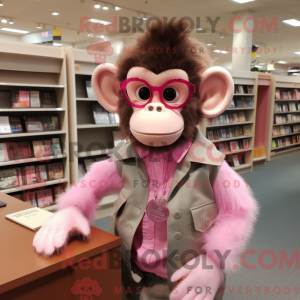 Máscara de Macaco Rosa...
