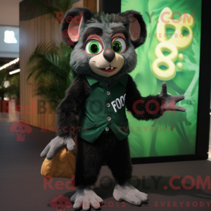 Forest Green Aye-Aye mascot...