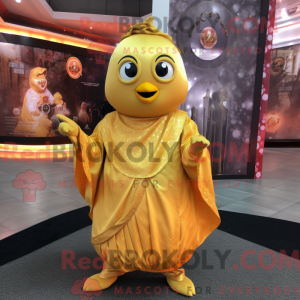 Gold Mandarin mascot...