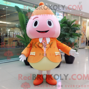 Peach Ray mascot costume...