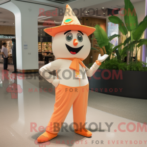 Peach Ray maskot kostume...