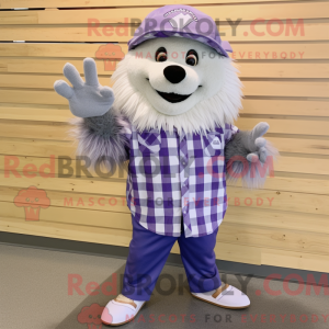 Lavender Porcupine mascot...