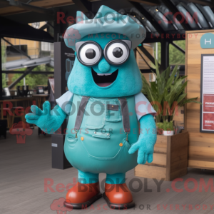 Teal Goulash Maskottchen...
