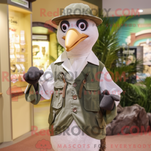 Oliven Albatross maskot...