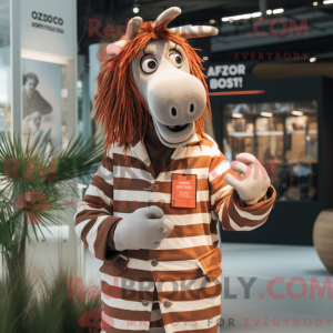 Rust Zebra-maskotdraktfigur...