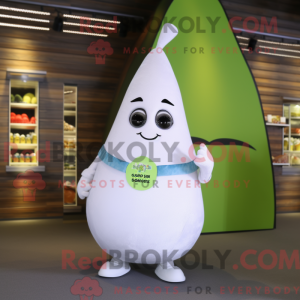 White Pear mascot costume...