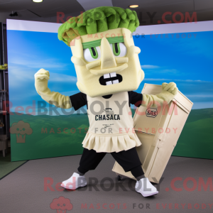 Cream Caesar Salad mascot...