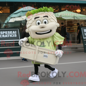 Cream Caesar Salad mascot...