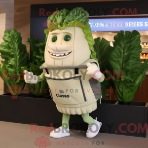 Cream Caesar Salad mascot...