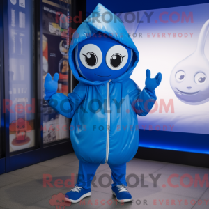 Blue Shakshuka mascot...
